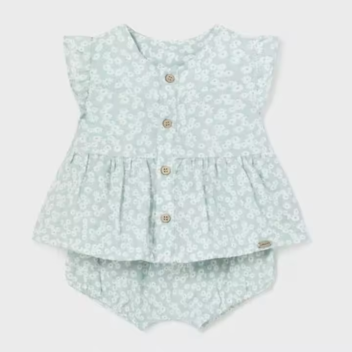 Mayoral Conjunto Pack de bebé Niña 1202 JADE BABY ropa niños Summer ROYALE CORDONETS - 1