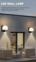 Lámpara De Pared LED Impermeable IP66 Para Exteriores 8W Luz De Interior Para Dormitorio Balcón Jardín Estilo Moderno - details 0