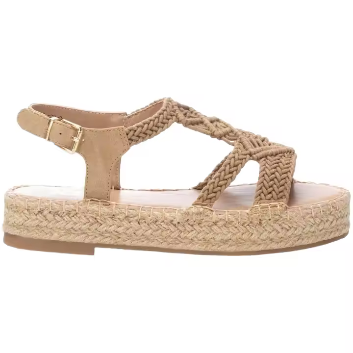 Sandalias marca Xti modelo 142840-Beige para mujer en color beig - 1