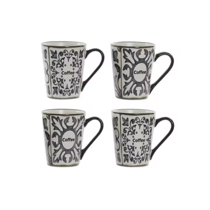 JUEGO DE 4 TAZAS DE CAFE - 1