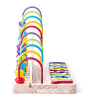 Abaco de Madera de Colores con Madera Sostenible - Juguete Educativo para Niños de 3+ Años - Marca Woody - details 3