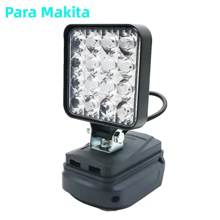 Luz LED Portátil Para Batería Makita 4In Luz De Trabajo Exterior Sin Cable Luz De Emergencia Mano a Mano Para Pesca Y Herramientas - 1