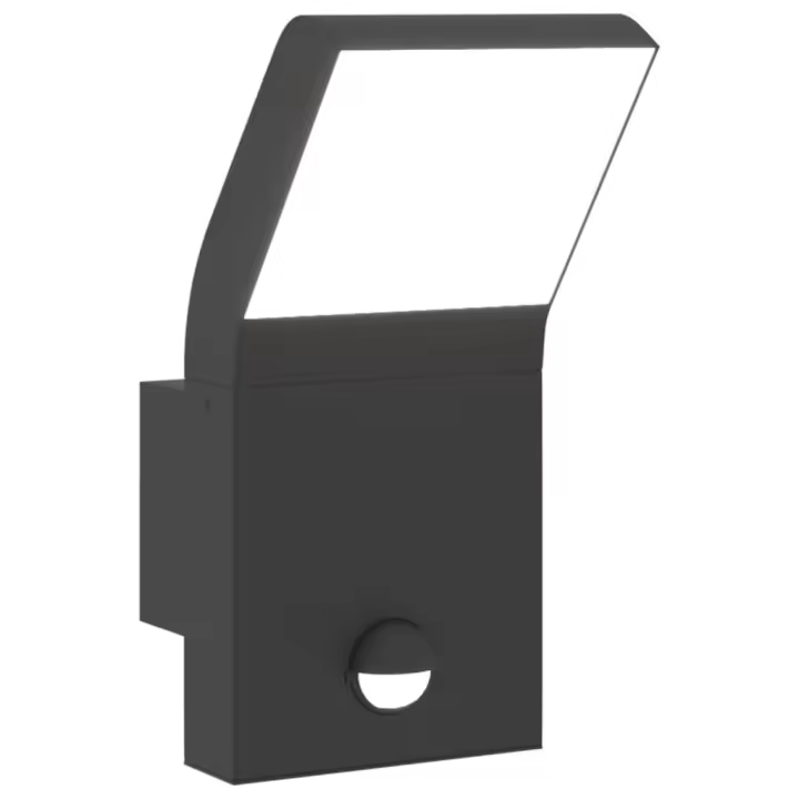 vidaXL Lámpara de pared de exterior LED aluminio fundido Color Negro,  Blanco, y mas - 1
