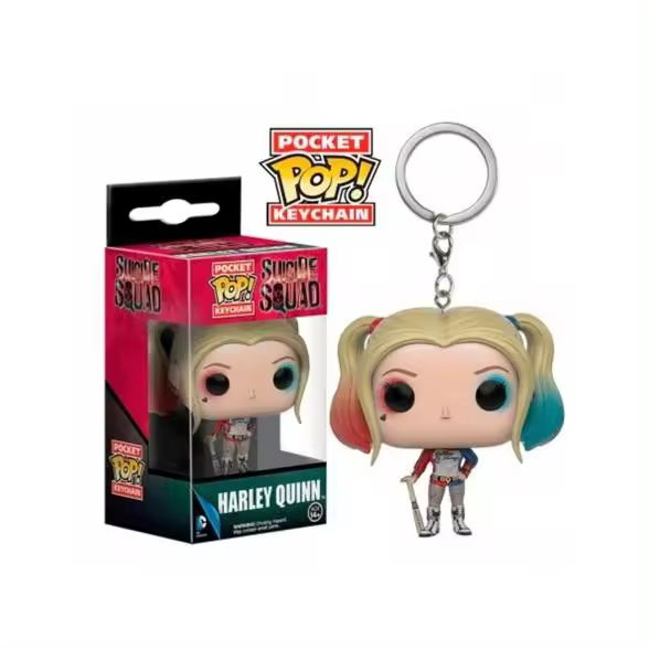 Pocket Pop Harley Quinn Escuadron Suicida Llavero Funko - 1