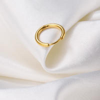 Aros De Oído De Acero Inoxidable 6pcs Para Mujeres Y Hombres Joyería De Moda Punca Hiphop Enchufes De Oído Color Oro Platinado - details 14