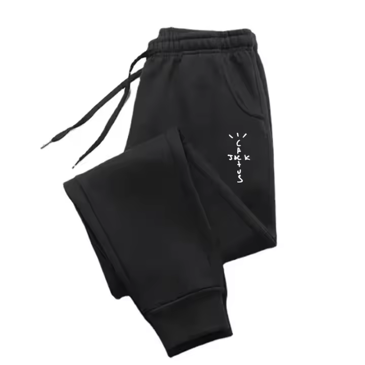 Pantalones De Correr Casual Para Hombre Con Estampado De Letras Talla S-3XL Fitness Gym Outdoor Running Midweight TWILL Polyester - 1