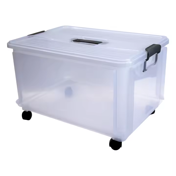 Caja de Almacenaje Denox Clak Box Jumbo 30L con Ruedas - 1