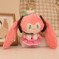 Llavero De Peluche Kawaii Para Niñas Colgante De Muñeca Verde Rosa Para Mujeres Y Niños Bolsa De Mano Colgante De Muñeca Regalo - details 2