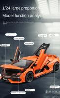 Simulación De Lamborghini Revuelto Supercar 1/24 Con Sonido Y Luz Modelo De Coche Para Colección Regalo Para Niños - details 2
