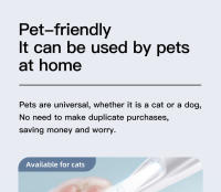 Patas para mascotas, feitadora para Gatos y Perros, recortadora de pelo Eléctrica para mascotas con Luz - details 6