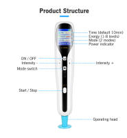 Plasma Pen De Ozono Profesional 2 En 1 Para Eliminar Manchas Y Levantar Piel Facial Y Párpados Recargable Anti-Acné Y Lifting - details 5