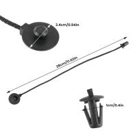 2pcs Cuerda De Estante Trasero Para Ford Focus MK3 Alforja De Maletero Cubierta De Tira Cinta Clip Piezas De Automóvil Material Plástico Y Nylon - details 9