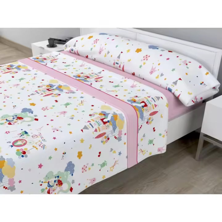 Juego De Sábanas Coralina Infantiles Varios Modelos - Cama 90 y 105cm - Tacto Sedalina Ideal para Invierno (Marca: Kimbatex Textil Hogar Tienda) - 1
