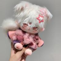 Muñeco De Peluche Grande 20cm Con Orejas Largas Y Cola Grande Pelaje Gris Y Blanco Muñeco De Peluche Para Regalo Perfecto Para Niños Y Adultos - details 42