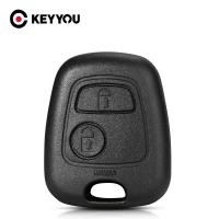 KEYYOU 2pcs Carrito De Llaves De Coche Para Peugeot 106 107 206 207 306 307 406 407 Y Citroen C1 C4 Sin Hoja De Cuchillo - details 0