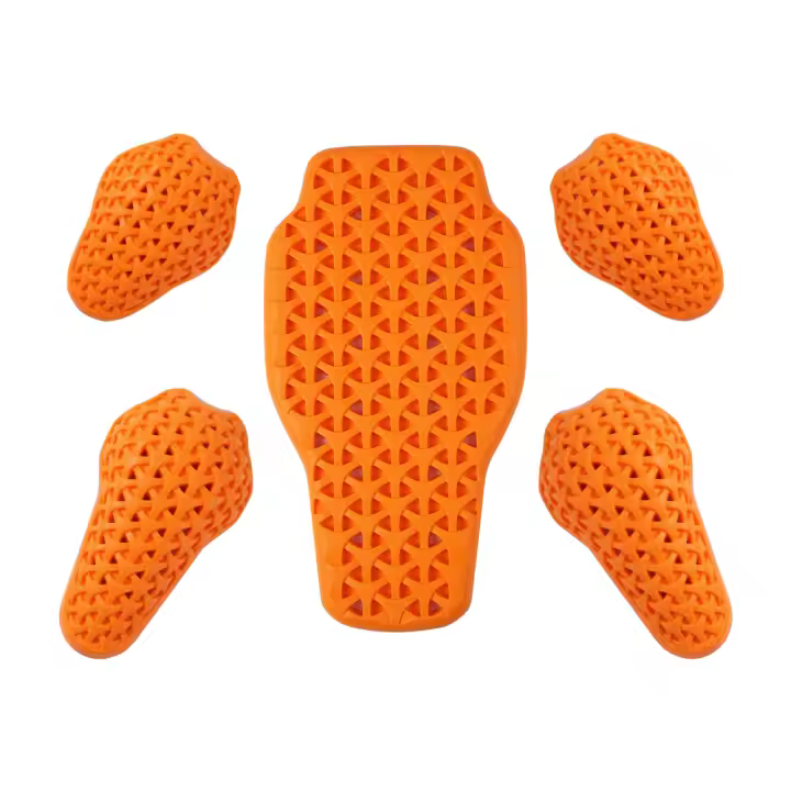 WOSAWE 5Pcs/set Protección Para Motocicleta Conjunto De Ropa De Carreras Protector De Armadura Suave Para Motociclista Equipamiento Interno De Arrastre - 1