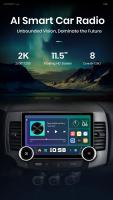Junsun X8 11.5“ 2K 2000*1200 QLED CarPlay inalámbrico Android Auto radio para Mitsubishi Outlander xl 2 2005 2006 2007 2008 2009 2010 2011 de coche  autoradio multimedia - details 0
