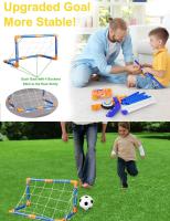 Set Balon Flotante - Juego de Fútbol - Recargable Balon Futbol Niños Porteria Futbol Inflable - Juguetes Niños 3 4 5 6 7 8 Años - details 0