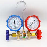 Juego De Medidores De Manifold R410A R22 R134a R404A Para Refrigeración HVAC Con Tubos Y Adaptadores De Conexión Ajustable Para Servicio De Recarga - details 0