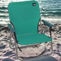 TIENDA EURASIA -  Pack de 2 Silla Playa Plegable, Ligera con Asa, Estructura de Metal, Posición Fija, Medida 51 x 60 x 48 cm, Uso Recomendado Exterior, Plegable - details 0