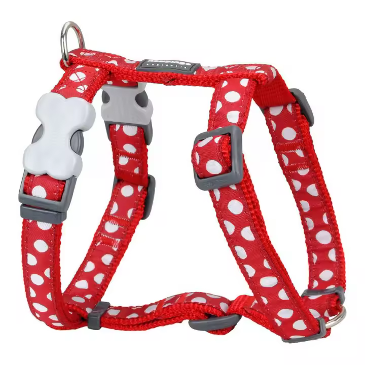 Red Dingo Arnés para Perro Style Rojo Con Lunares 30-48 Cm - 1