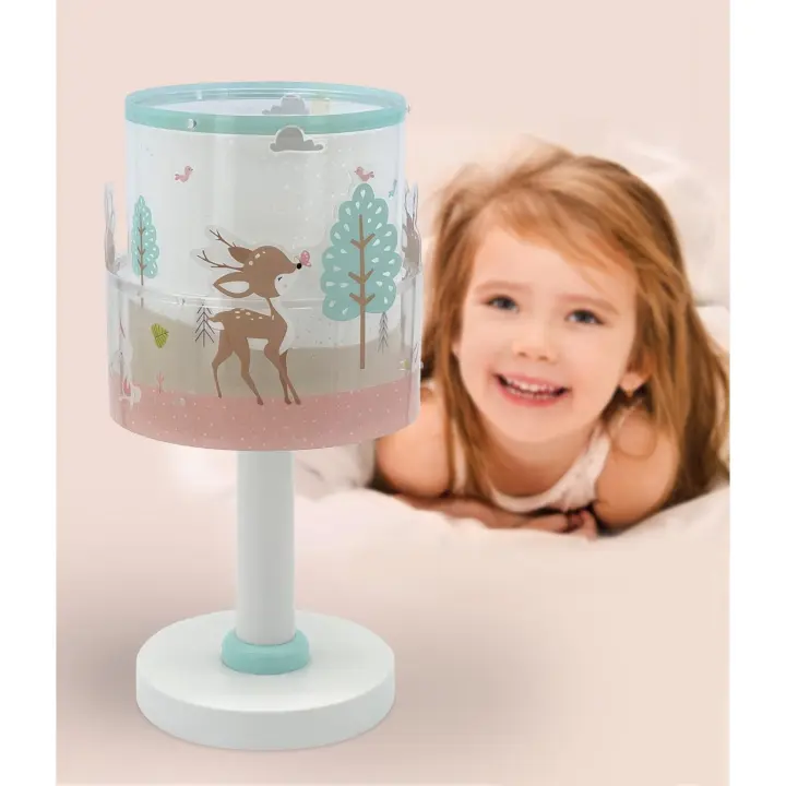 Lámpara de mesita infantil Loving Deer ciervo - 1