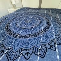 NO Mandala Pareo/Toalla de Playa Gigante - Manta de Picnic Ligera o Alfombra Antiarena XXL 2,10*2,40 Metros - details 2