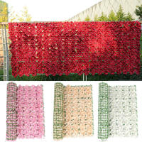 Panel De Pared Artificial De Flores Para Jardín Valla De Privacidad En Vines Decoración Floral Para Exterior E Interior Hogar Yard - details 1