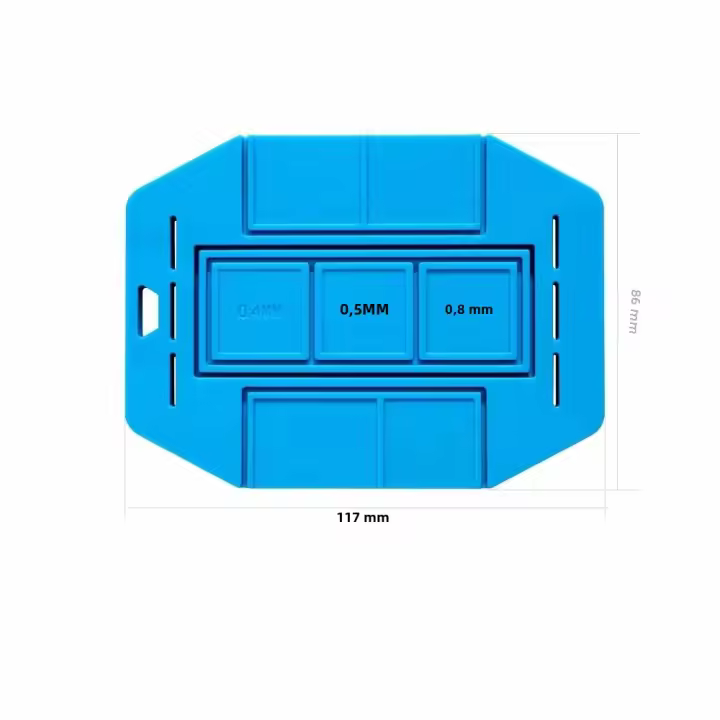 Pad De Silicona BGA Matriz De Aislamiento Universal Base Magnética Para Soldadura De CPU IC Herramientas De Reballing BGA Set - 1