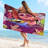 Toalla De Playa Para Niños JuL C'est Pas Des Lol Tela Microfibra Absorbente De Verano Dibujos Animados Larga Para Baño Y Piscina Toalla De Viaje - details 4