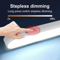 Lámpara De Lectura Magnética Con Luz Nocturna 5000mAh Protección Para Los Ojos 3 Modos De Iluminación Control Remoto Y Timer - details 5