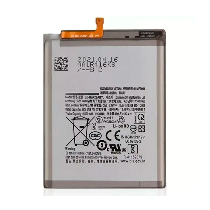 TODOBARATO 24HORAS Bateria EB-BA426ABY Para Samsung A42 5G A426 A32 5G A326 A72 4G A725 5000 mAh - 1