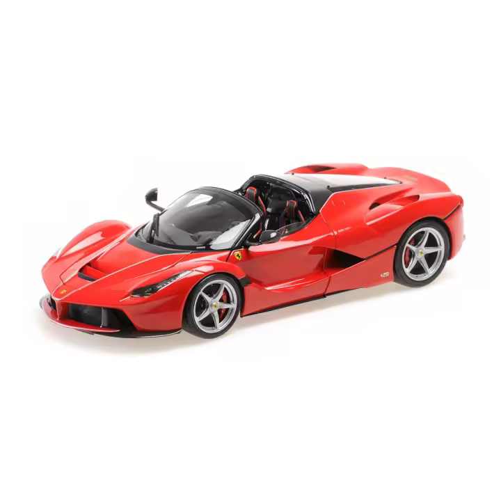 BBR MODELS 1/18 FERRARI LAFERRARI OPEN RED RUN-BBR182231 - 1