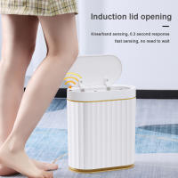 Bandeja De Papel Toalla De Baño Y Lámpara De Noche Sensor Automático 7 Litros Cesta De Basura Inteligente Para Cocina Y Toilette - details 2