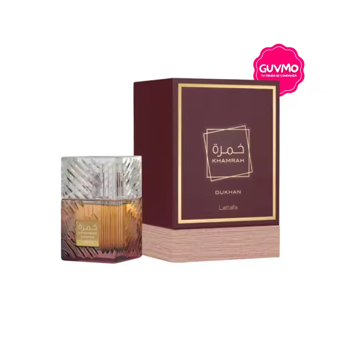 Lattafa Khamrah Dukhan Eau de Parfum Unisex 100 ml – Fragancia Oriental Ambarada con Notas Ahumadas y Especiadas - 1