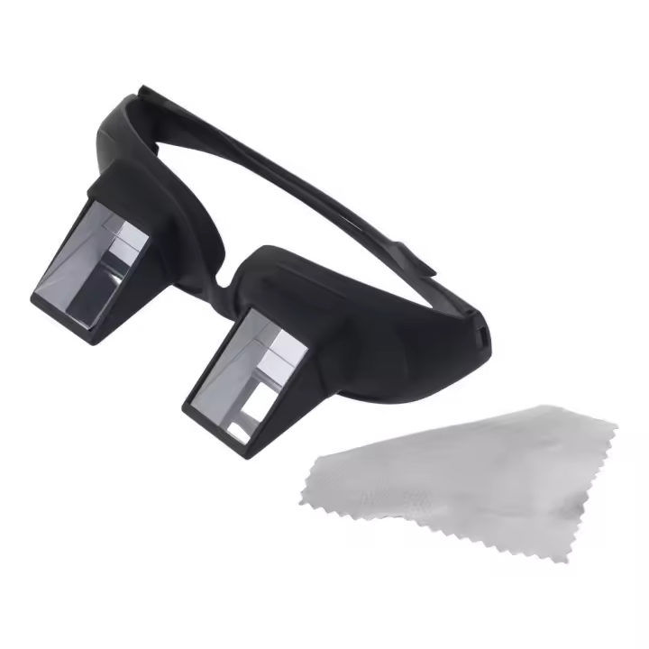 Gafas De Lectura Horizontal Crochet Gafas Prisma Para Teatro Y Televisión Gafas Refractivas Unisex Material Poliéster - 1