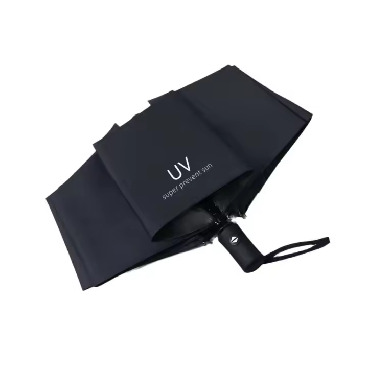 Paraguas Automático Plegable Mini 2024 Anti UV Protección Sol Y Lluvia Moda Portátil Resistente Al Viento Y La Luz Paraguas De Sombrilla - 1