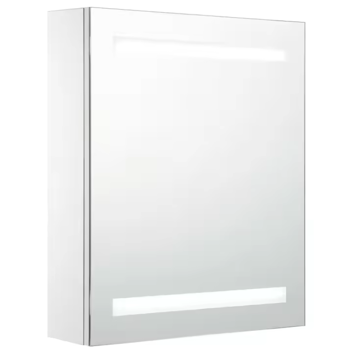 vidaXL Mueble de baño con espejo LED 50x13,5x60 cm - 1