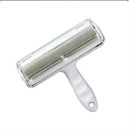 Quitapelusas para mascotas: rodillo quitapelusas reutilizable, aplicable en muebles, ropa, ropa de cama y alfombras. Herramienta liviana y fácil de usar, color gris - 1