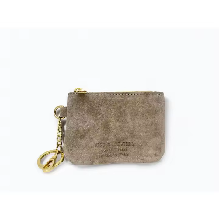 Portallaves con compartimento para tarjetas，Monedero para llaves，Organizador de llaves de Piel de ANTE,Monedero, CarteraParaMujer - Ultra Suave y Resistente | Fabricado en Italia con Estilo Trendy | Perfecto para Tarjetas, Llaves y Más | Varios Colores - 1