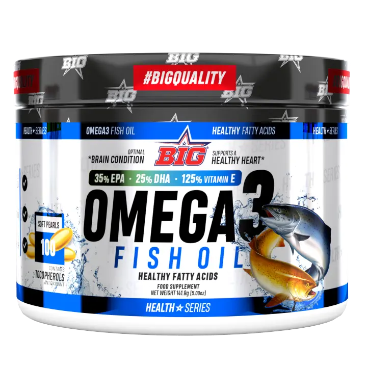 OMEGA 3 35% EPA + 25%DHA (100CAPS) - Big | Saludable | Reduce el colesterol |Antiinflamatorio - 1