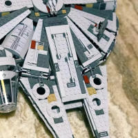 Modelo De Barco Millennium Space Wars Fénix 1381 Piezas Juguetes De Construcción De Bloques Para Niños Figura De Star Wars - details 1