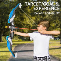 Juego De Tiro Deportivo Para Niños Arco Y Flechas Juguetes De Exterior Regalo De Cumpleaños Y Navidad Desarrolla La Habilidad De Agarrar Y Moverse - details 1