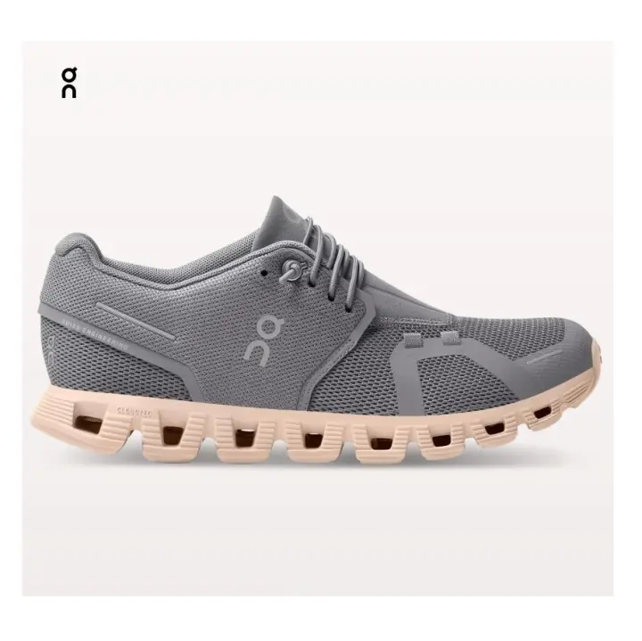 Zapatillas Gris On Running Cloud 5 Zinc-Shell - 1