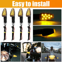 4Pcs Luz De Señalización Para Motocicleta LED Profesional Amarilla Mini Indicador De Giro Universal Para Frente Y Trasero - details 5