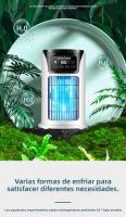 Ventilador USB Portátil con Humidificador 6 Velocidades - Mini Aire Acondicionado de Escritorio para Oficina/Dormitorio, 300ml Niebla Fría, 18W Bajo Consumo y Silencioso - details 6