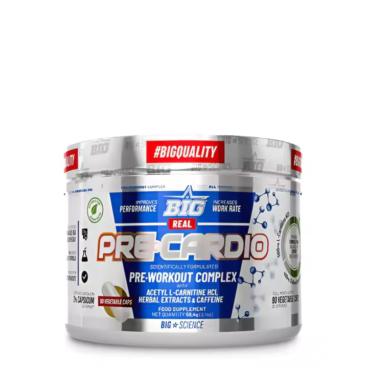 BIG REAL PRECARDIO COMPLEJO HERBAL 90 CAPS. 30 SERV. - 1