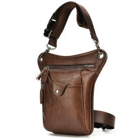 Bolsa De Pierna Impermeable PU Para Hombres Bolsa De Cintura Para Viaje Y Motocicleta Estilo Casual Monedero Transversal Hombro - details 8