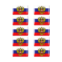 10pcs Etiquetas De Epoxy Para Decoración Interior De Coche Bandera De Emiratos Árabes Unidos Tailandia Holanda Rusia Brasil Italia Adhesivo Para Interiores De Automóviles - details 12