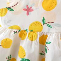 Vestido De Verano Para Niñas 0-3 Años Estilo Casual Con Volante Y Diseño De Pears Florido Manga Corta Tipo Halter Longitud De Pierna Vestido De Mujer - details 11